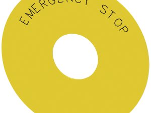 placa de fondo redonda, para pulsador de seta de P (3SU1900-0BC31-0DA0)