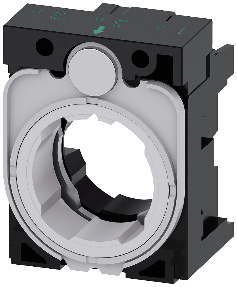 soporte para 3 módulos, plástico, pedido mínimo 5 (3SU1500-0AA10-0AA0)