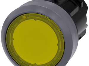 pulsador luminoso, 22 mm, redondo, plástico con an (3SU1031-0AB30-0AA0)