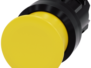 pulsador de seta, 22 mm, redondo, plástico, amaril (3SU1000-1AD30-0AA0)