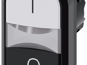 pulsadores dobles iluminado, 22 mm, redondo, plást (3SU1001-3AB61-0AK0)