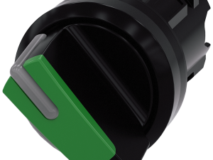 selector, iluminable, 22 mm, redondo, plástico, ve (3SU1002-2BC40-0AA0)