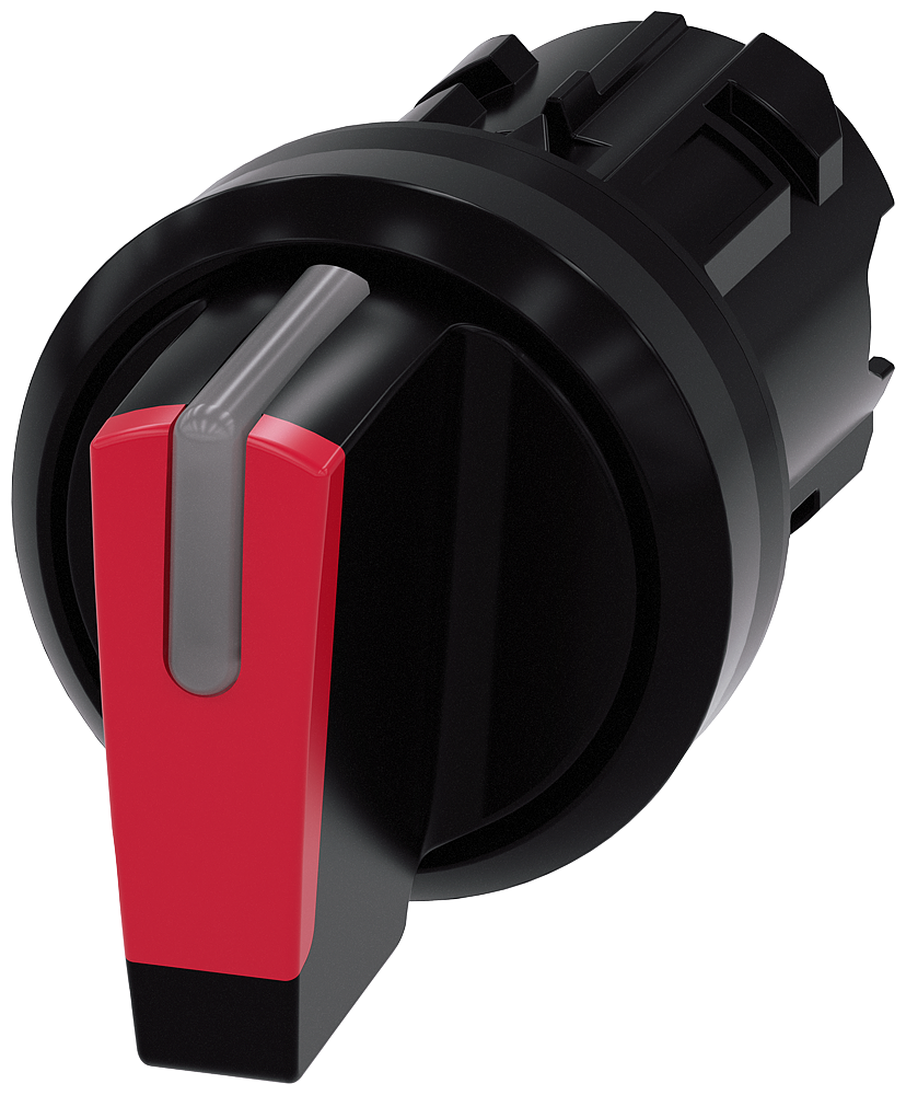 selector, iluminable, 22 mm, redondo, plástico, ro (3SU1002-2BP20-0AA0)