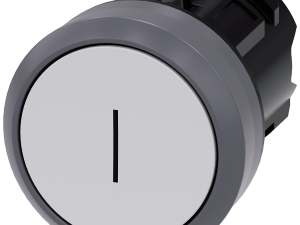 pulsador, 22 mm, redondo, plástico con anillo fron (3SU1030-0AB60-0AC0)