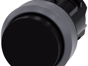 pulsador, 22 mm, redondo, plástico con anillo fron (3SU1030-0BB10-0AA0)
