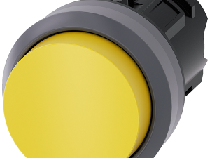 pulsador, 22 mm, redondo, plástico con anillo fron (3SU1030-0BB30-0AA0)