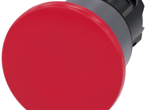 pulsador de seta, 22 mm, redondo, plástico con ani (3SU1030-1BA20-0AA0)