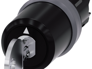 Interruptor de llave CES, 22 mm, redondo, plástico (3SU1030-5BP01-0AA0)