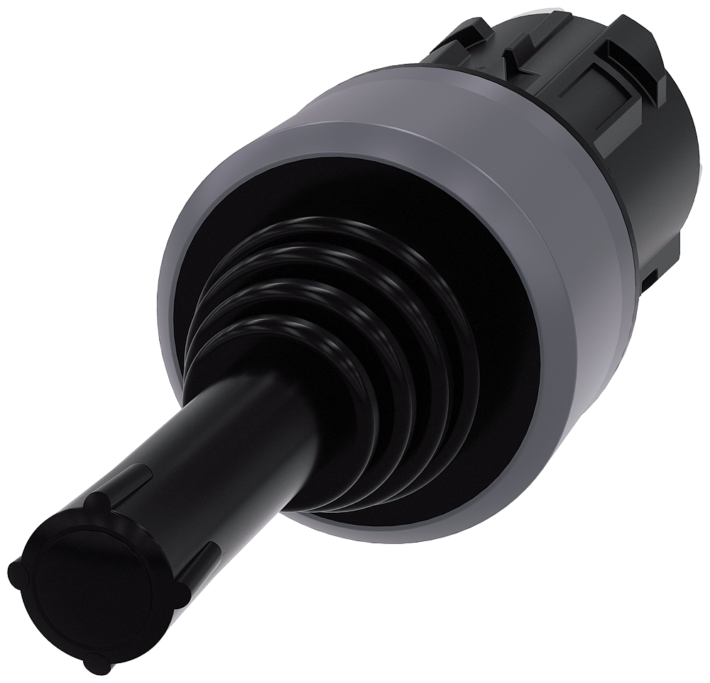 manipulador, 22 mm, redondo, plástico con anillo f (3SU1030-7AD10-0AA0)