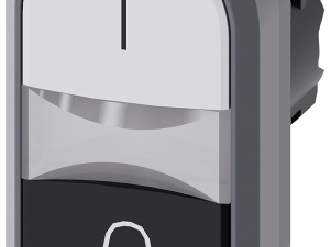 pulsadores dobles iluminado, 22 mm, redondo, plást (3SU1031-3AB61-0AK0)