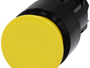 pulsador de seta, 22 mm, redondo, plástico, amaril (3SU1000-1AA30-0AA0)