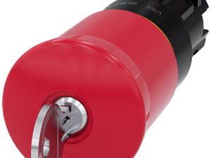 Pulsador de seta de parada de emergencia, 22 mm, r (3SU1000-1HM20-0AA0)