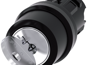 Interruptor de llave RONIS, 22 mm, redondo, plásti (3SU1000-4BF21-0AA0)