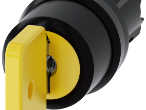 interruptor de llave O.M.R, 22 mm, redondo, plásti (3SU1000-4JL11-0AA0)