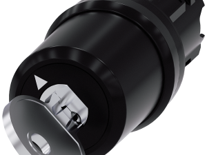 Interruptor de llave CES, 22 mm, redondo, plástico (3SU1000-5HF11-0AA0)