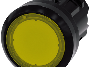 pulsador luminoso, 22 mm, redondo, plástico, amari (3SU1001-0AA30-0AA0)