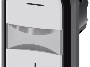 pulsadores dobles iluminado, 22 mm, redondo, plást (3SU1001-3AB66-0AL0)