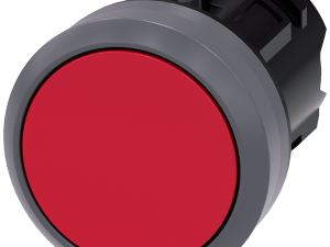 pulsador, 22 mm, redondo, plástico con anillo fron (3SU1030-0AA20-0AA0)