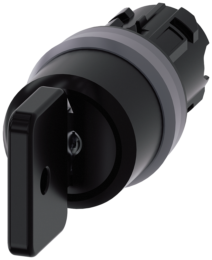 interruptor de llave O.M.R, 22 mm, redondo, plásti (3SU1030-4HL11-0AA0)