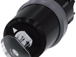 Interruptor de llave BKS, 22 mm, redondo, plástico (3SU1030-5RF11-0AA0)