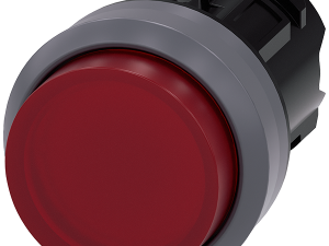pulsador luminoso, 22 mm, redondo, plástico con an (3SU1031-0BB20-0AA0)
