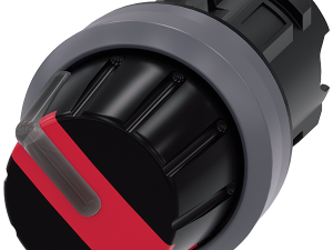 selector, iluminable, 22 mm, redondo, plástico con (3SU1032-2AF20-0AA0)