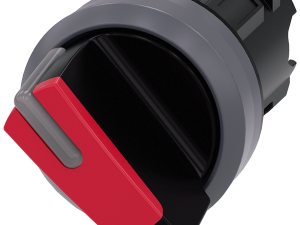 selector, iluminable, 22 mm, redondo, plástico con (3SU1032-2BC20-0AA0)