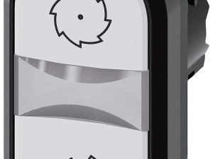 pulsadores dobles iluminado, 22 mm, redondo, plást (3SU1001-3AB66-0AP0)