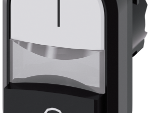 pulsadores dobles iluminado, 22 mm, redondo, plást (3SU1001-3BB61-0AK0)