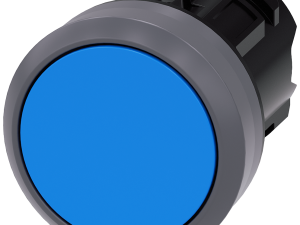 pulsador, 22 mm, redondo, plástico con anillo fron (3SU1030-0AA50-0AA0)