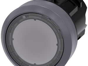 pulsador, 22 mm, redondo, plástico con anillo fron (3SU1030-0AB70-0AA0)
