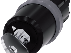 Interruptor de llave CES, 22 mm, redondo, plástico (3SU1030-5HF01-0AA0)