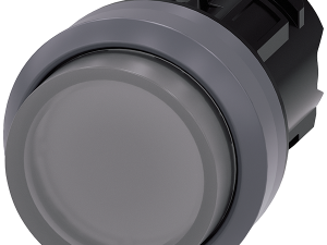 pulsador luminoso, 22 mm, redondo, plástico con an (3SU1031-0BB70-0AA0)