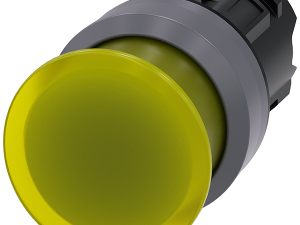 pulsador de seta iluminado, 22 mm, redondo, plásti (3SU1031-1AD30-0AA0)
