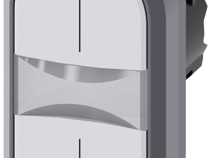 pulsadores dobles iluminado, 22 mm, redondo, plást (3SU1031-3AB66-0AN0)