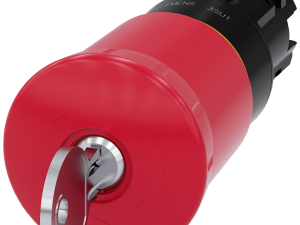 Pulsador de seta de parada de emergencia, 22 mm, r (3SU1000-1HT20-0AA0)