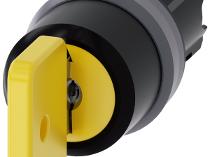 interruptor de llave O.M.R, 22 mm, redondo, plásti (3SU1030-4JL11-0AA0)