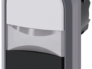 pulsador doble, 22 mm, redondo, plástico con anill (3SU1030-3AB61-0AA0)