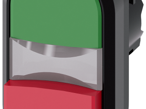 pulsadores dobles iluminado, 22 mm, redondo, plást (3SU1001-3BB42-0AA0)