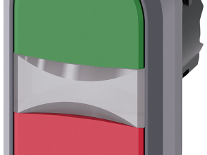 pulsadores dobles iluminado, 22 mm, redondo, plást (3SU1031-3AB42-0AA0)