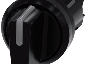 Selector iluminable, 22 mm, redondo, plástico, neg (3SU1002-2BP10-0AA0)