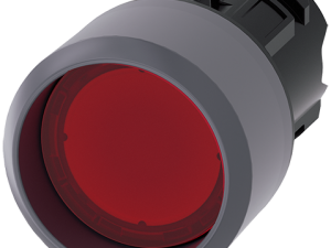 pulsador luminoso, 22 mm, redondo, plástico con an (3SU1031-0CB20-0AA0)