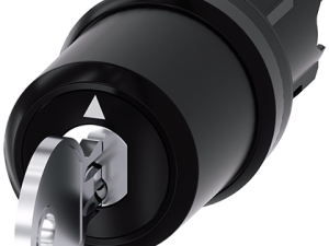 Interruptor de llave CES, 22 mm, redondo, plástico (3SU1000-5HJ01-0AA0)