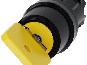 Interruptor de llave O.M.R, 22 mm, redondo, plásti (3SU1000-4JF21-0AA0)