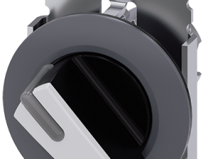 selector, iluminable, 30 mm, redondo, metal, mate, (3SU1062-2DC60-0AA0)