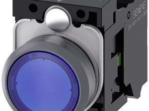 pulsador luminoso, 22 mm, redondo, plástico con an (3SU1132-0AB50-3BA0)