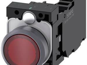 pulsador luminoso, 22 mm, redondo, plástico con an (3SU1136-0AB20-1FA0)