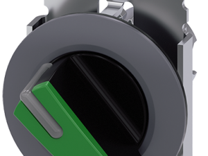 selector, iluminable, 30 mm, redondo, metal, mate, (3SU1062-2DC40-0AA0)