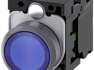 pulsador luminoso, 22 mm, redondo, plástico con an (3SU1132-0AB50-1BA0)