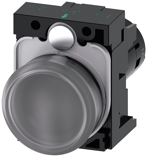 lámpara de señalización, compacto, 22 mm, redondo, (3SU1201-6AF70-1AA0)